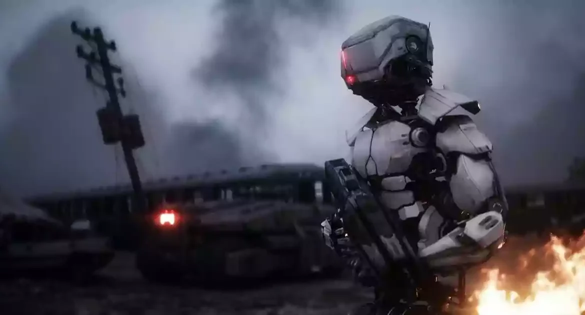 Scientists and Military Struggle of Robot in Futuristic Sci-Fi Thriller