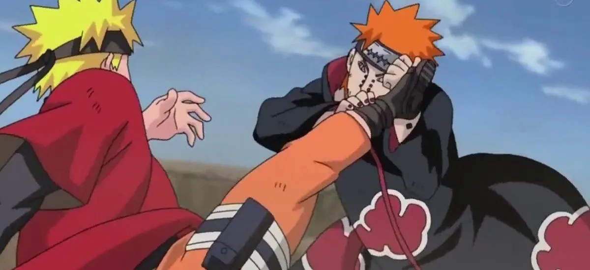 What episode does Naruto Fight Pain?