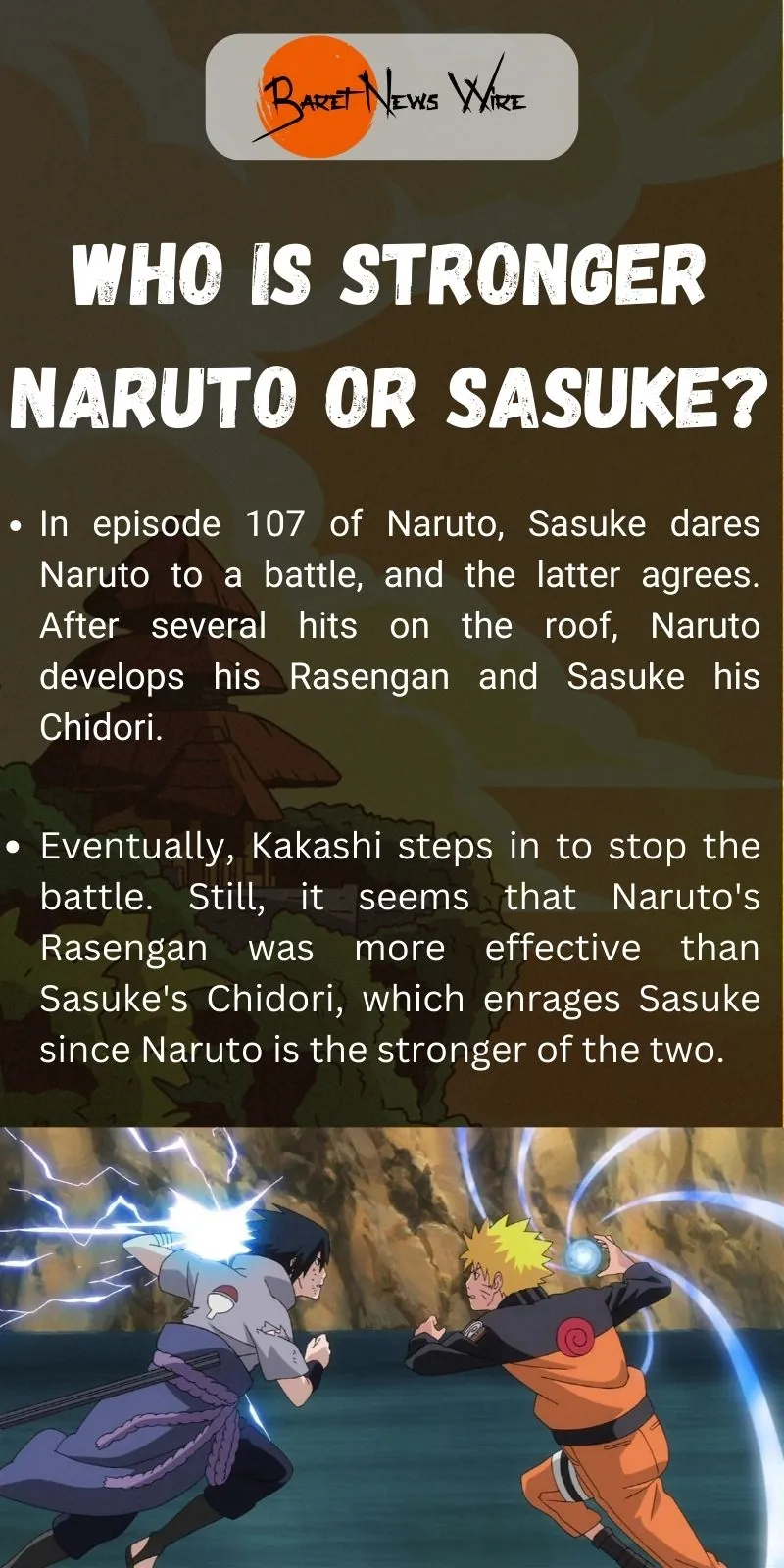 Who Is Stronger Naruto Or Sasuke